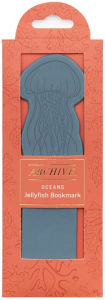 Title: Archive Oceans Jellyfish Faux Leather Bookmark