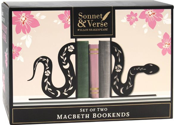 Macbeth Metal Bookends
