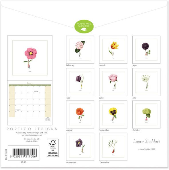 2026 Laura Stoddart - SQ Mini Calendar