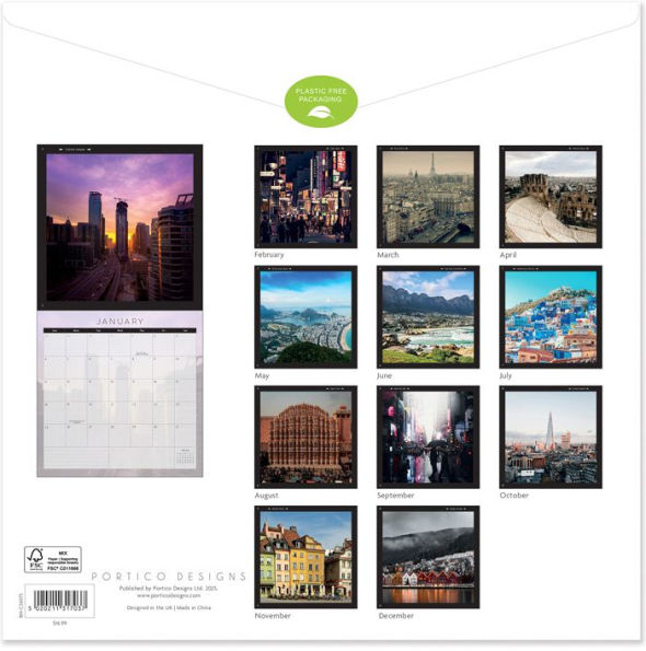 2026 Beautiful Cities SQ Calendar