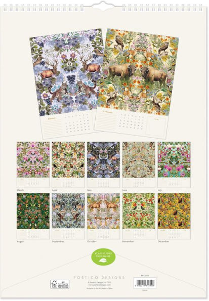 2026 William Morris A3 Trend Calendar