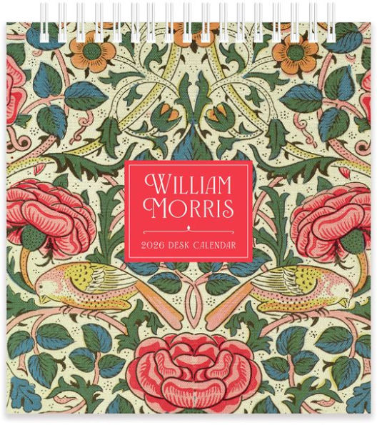 2026 William Morris Desk Calendar