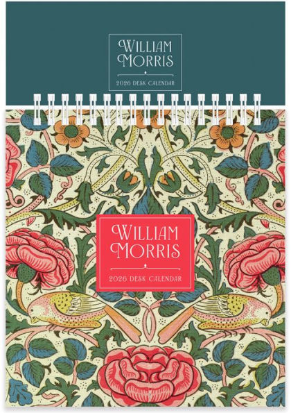 2026 William Morris Desk Calendar