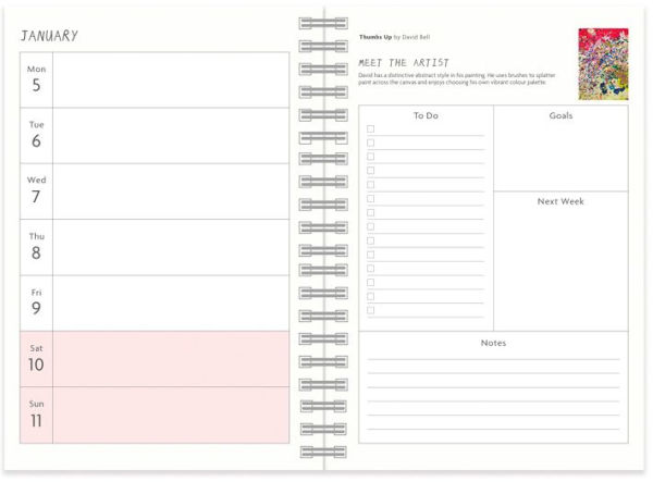2026 Arthouse Unlimited A5 Wiro Diary