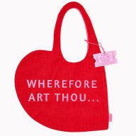 Title: Romeo and Juliet Heart Tote Bag