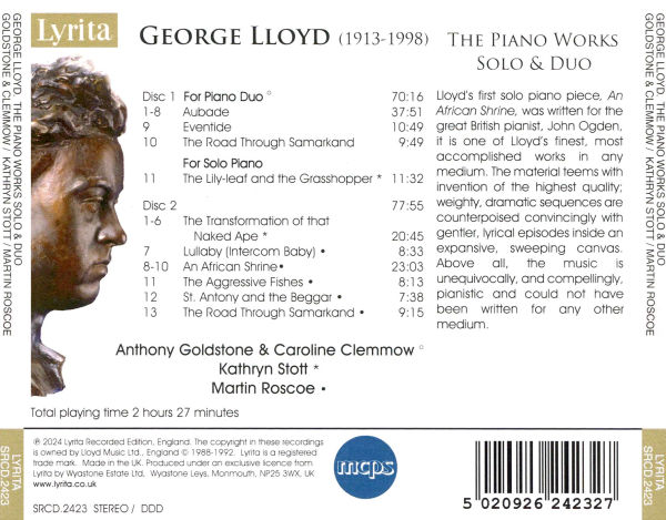 George Lloyd: The Piano Works, Solo & Duo