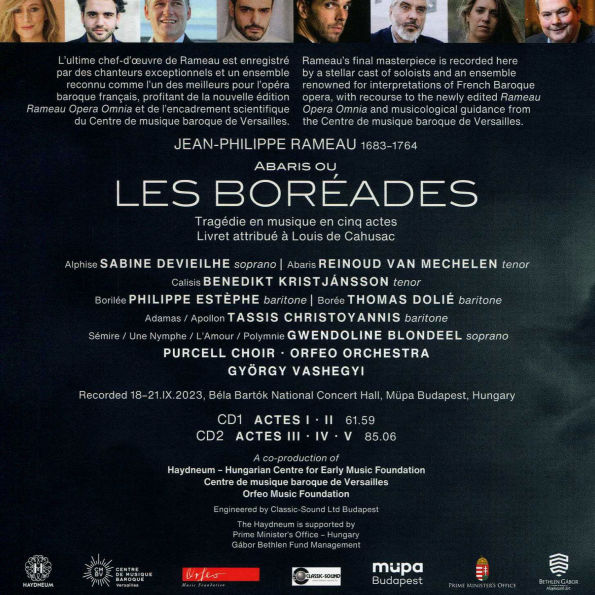 Rameau: Les Boréades