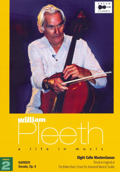 William Pleeth Masterclass, Vol. 2: Barber - Sonata, Op. 6