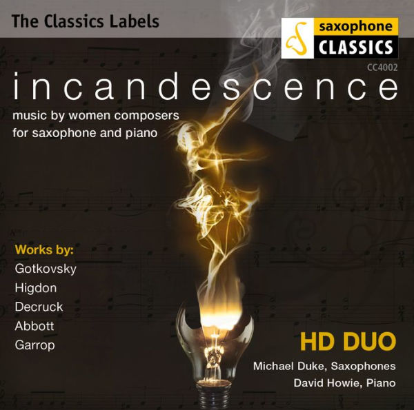 Incandescence: Music by Women Composers for Saxophone and Piano