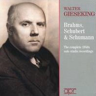 Brahms, Schubert & Schumann: The complete 1950s solo studio recordings