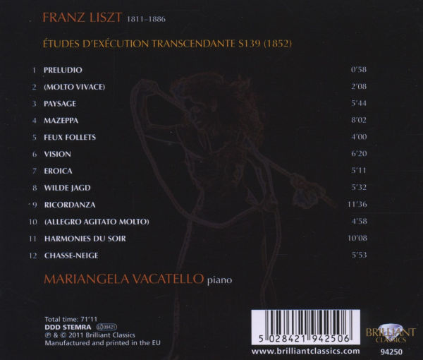Liszt: Études d'Exécution Transcendente