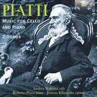 Piatti: Music for Cello and Piano; 2 Songs