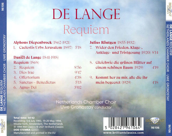 De Lange: Requiem