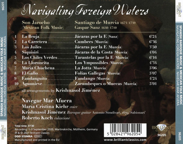 Navigating Foreign Waters: Spanisch Baroque Music & Mexicn Folk Music