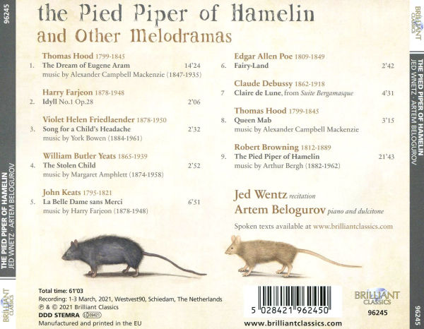 The Pied Piper of Hamelin and Other Melodramas