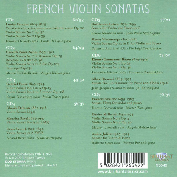 French Violin Sonatas
