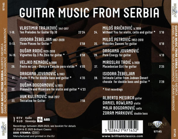 Guitar Music from Serbia