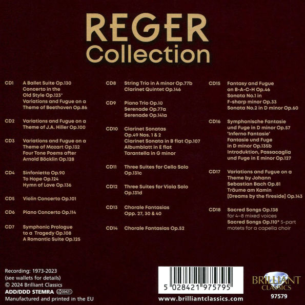 Reger Collection