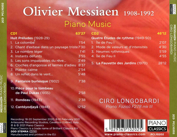 Messiaen: Piano Music
