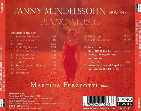 Fanny Mendelssohn: Piano Music