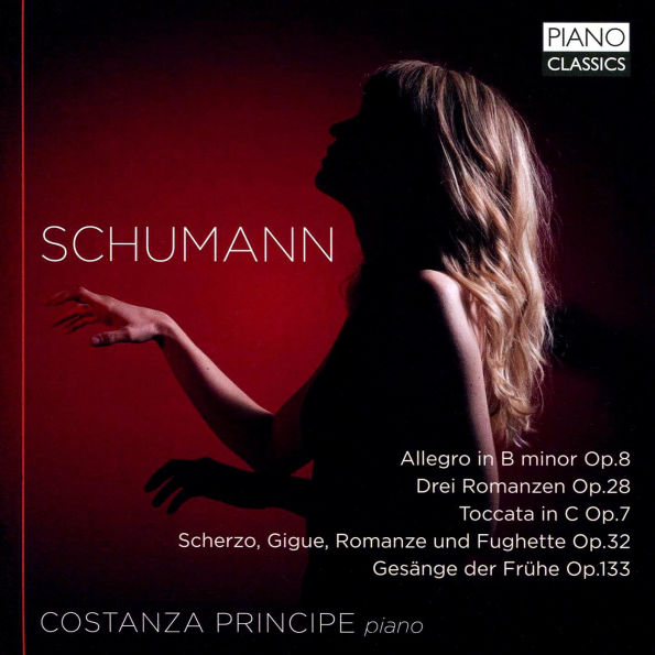 Schumann: Allegro in B minor Op. 8; Drei Romanzen Op. 28; Toccata in C Op. 7; Scherzo, Gigue, Romanze und Fugette Op. 32