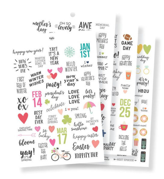 Calendar Sticker Tablet