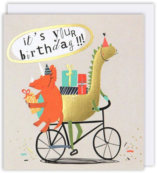 Dinosaurs Birthday Greeting Card