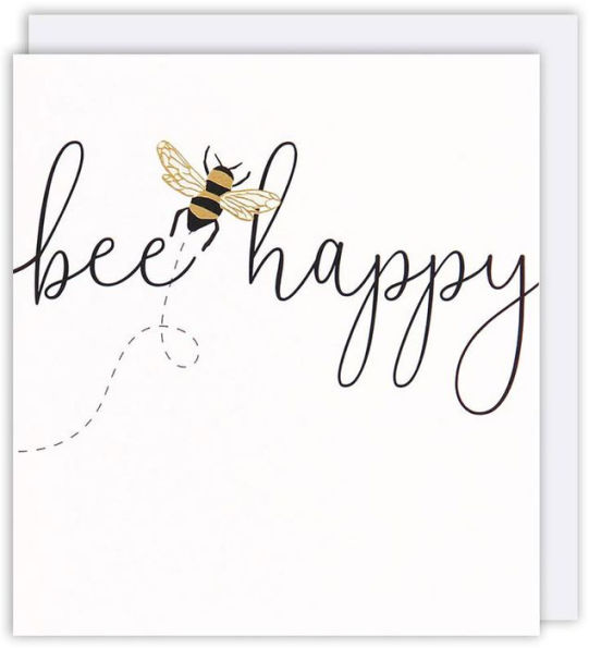 Bee Happy Friendship Greeting Card