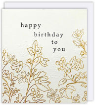 Leaf Birthday Greeting Card