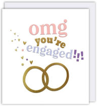Omg Engagement Greeting Card