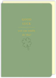 Shamrock Good Luck Greeting Card