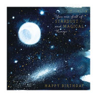 Title: Stardust Birthday Greeting Card