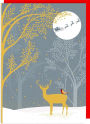 Holiday Boxed Cards Gold Stag (8 Cards)