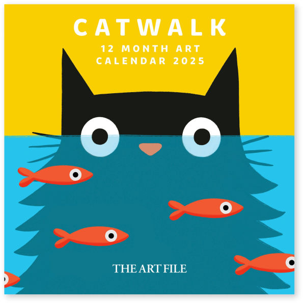 2025 CAT WALK WALL CALENDAR