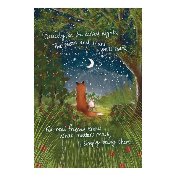 Fox & Moon Friendship Card