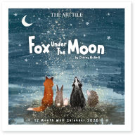 Title: 2026 FOX UNDER THE MOON WALL CALENDAR