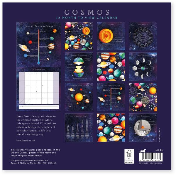 2026 COSMOS WALL CALENDAR