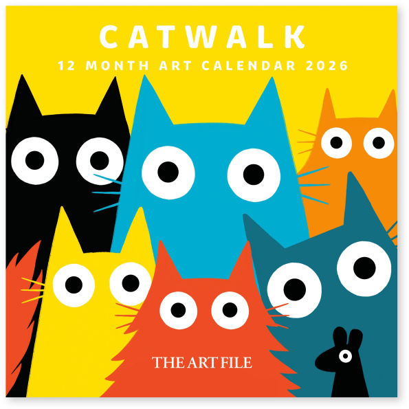 2026 CAT WALK WALL CALENDAR