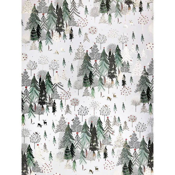 Winter Woodland Flat Wrap