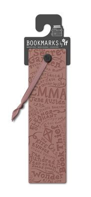 Emma Faux Leather Bookmark