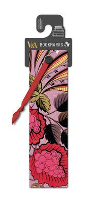 V&A Pink Berry Textile Victoria & Albert Collection Bookmark