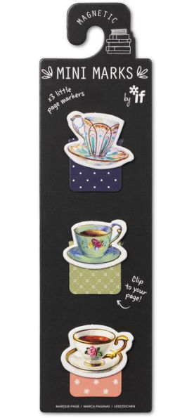 Mini Marks Bookmark Tea Cups S/3