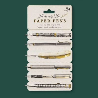 Fabulously Flat Paper Pens