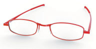 Title: Compact Lenses Flat-Folding Reading Glasses Chilli/Red 1.0