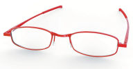 Title: Compact Lenses Flat-Folding Reading Glasses Chilli/Red 1.5