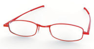 Compact Lenses Flat-Folding Reading Glasses Chilli/Red 2.5