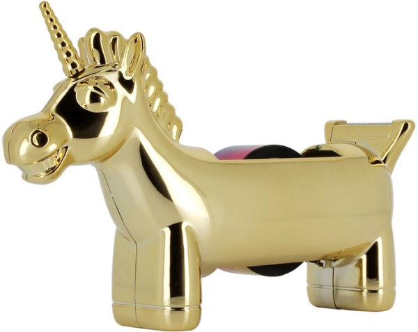 Unicorn Tape Dispenser- Gold Edition