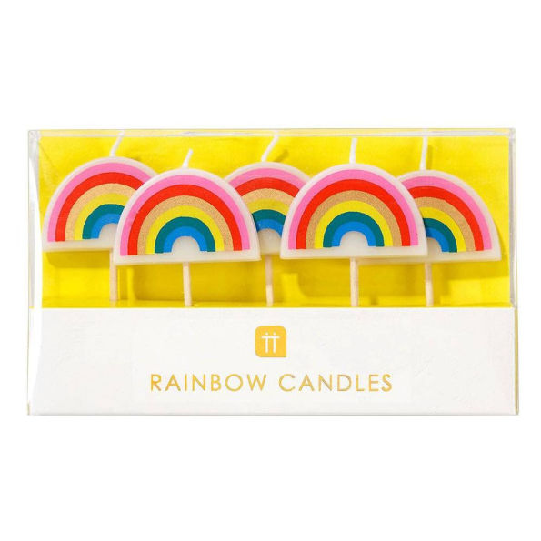 Rainbow Candles