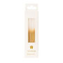 Tall Gold Metallic Ombre Candles