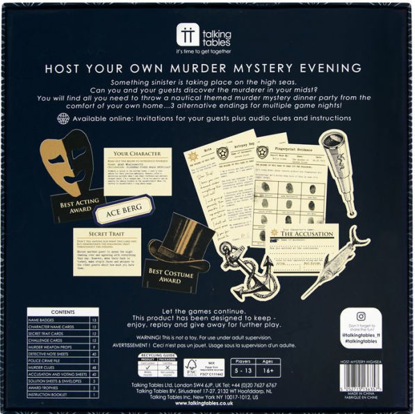 Host Your Own Murder Mystery on the High Seas